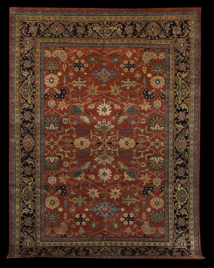 Appraisal: Agra Sultanabad Carpet ' x '