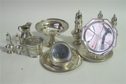 Appraisal: Group of American sterling silver tablewares th century