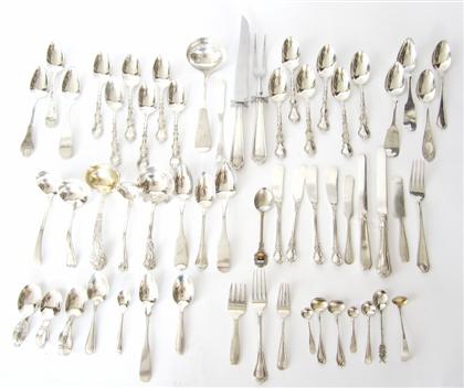 Appraisal: Collection of sterling silver flatware th century