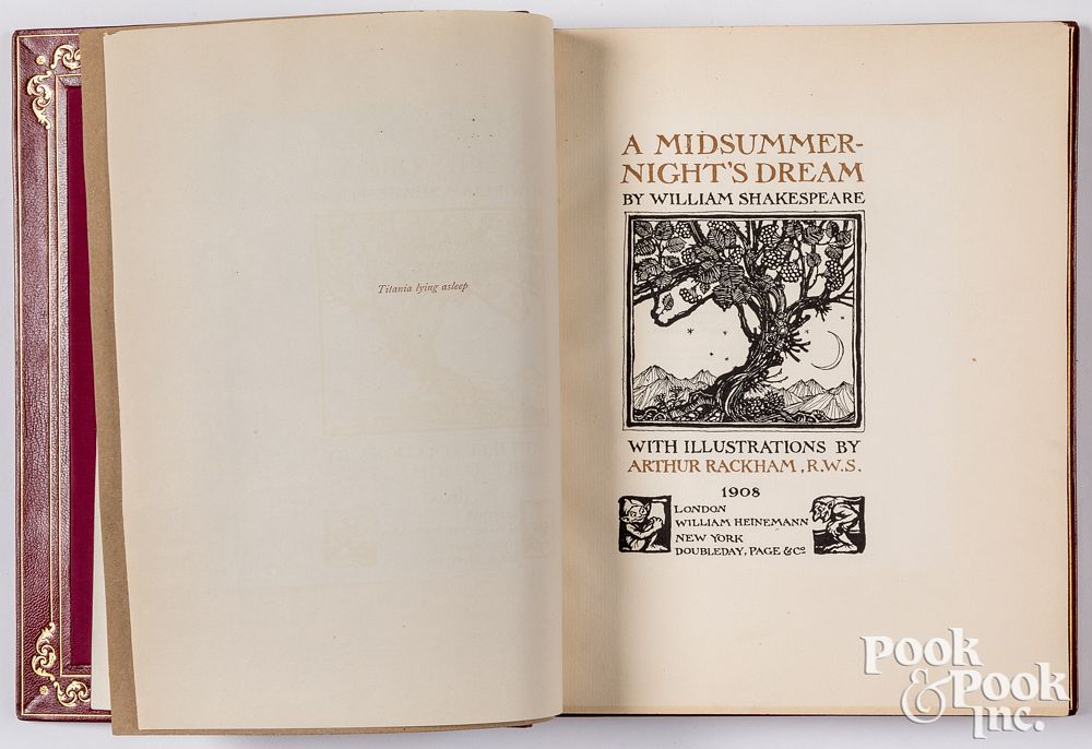 Appraisal: A Midsummer-Nights Dream signed A Midsummer-Nights Dream signed by the