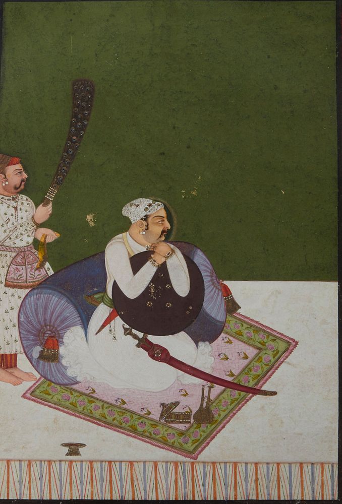 Appraisal: Indo Persian th c Illuminated Page Bundi School Rajput Mehra