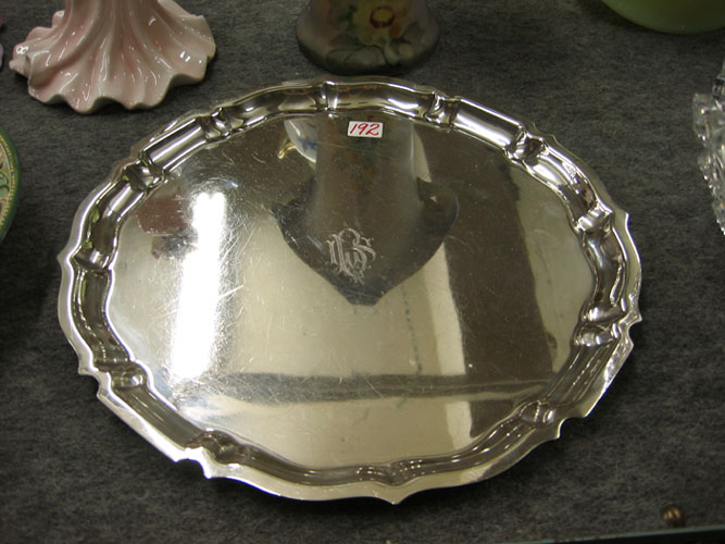 Appraisal: AN AMERICAN STERLING SILVER SALVER by Gorham Silver Co the