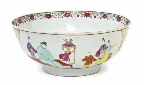 Appraisal: A Chinese Porcelain Center Bowl of circular form the interior