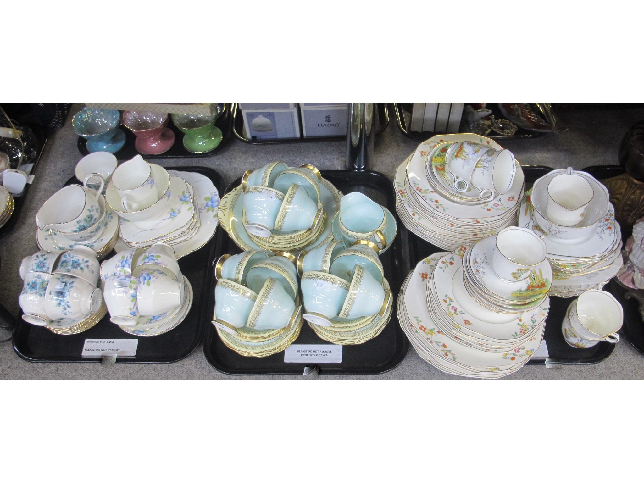 Appraisal: Assorted teawares including Taylor Kent Queen Anne and Melba and