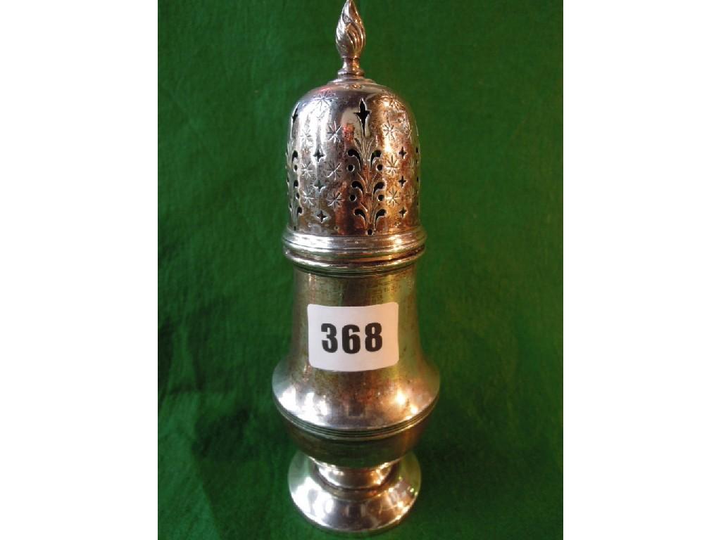 Appraisal: A Victorian silver sugar sifter Birmingham oz