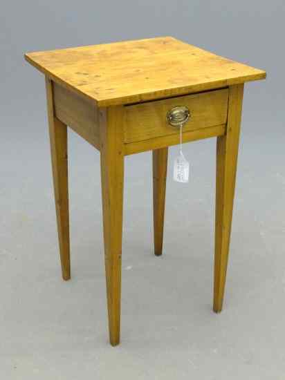 Appraisal: th c single drawer side table Top '' x ''