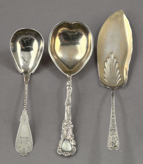 Appraisal: Group of Three Sterling Silver Items consisting of a Duhme