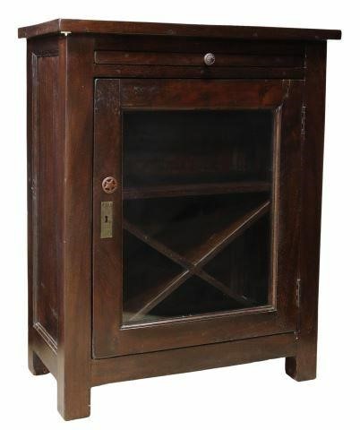 Appraisal: Decorative wine cabinet late th c hardwood case in a