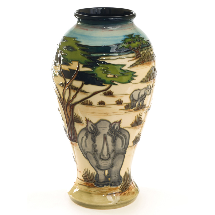 Appraisal: Moorcroft vase Lukimbi designer Sian Leeper limited edition ''h