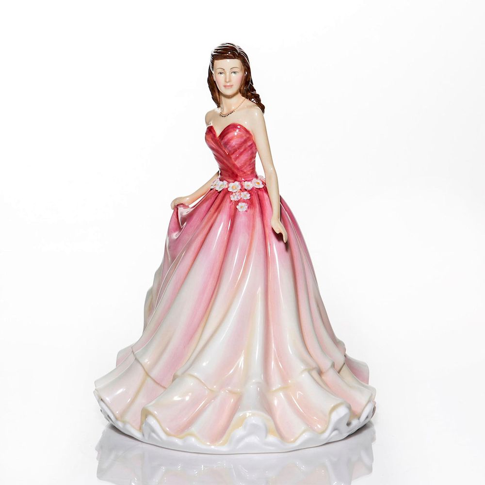 Appraisal: ROYAL DOULTON FIGURINE TREASURED LOVE DAISY HN A Handpainted colorway