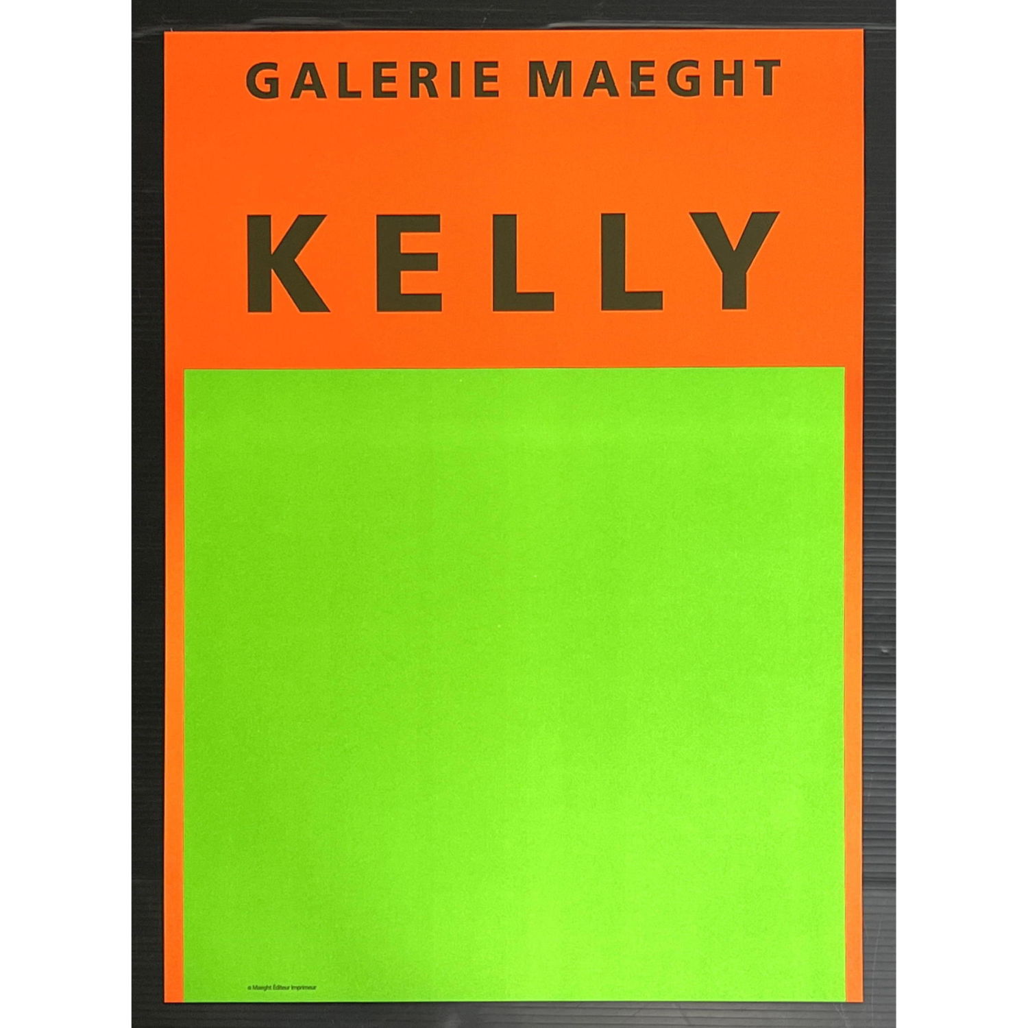 Appraisal: ELLSWORTH KELLY Original Galerie Maeght Exhibition Lithograph Image of is