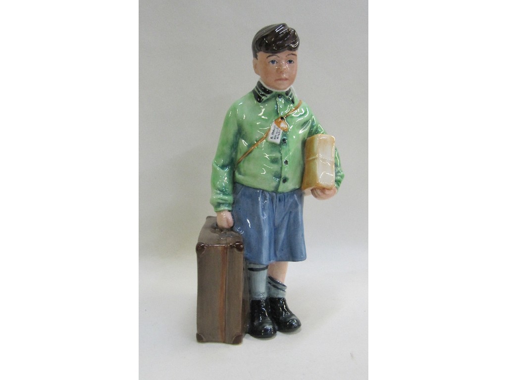 Appraisal: Royal Doulton figure The Boy Evacuee HN with certificate