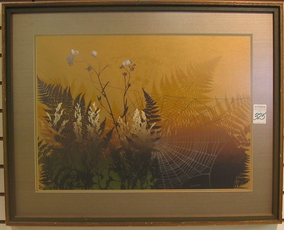 Appraisal: ELTON BENNETT Washington - An original serigraph titled The Web