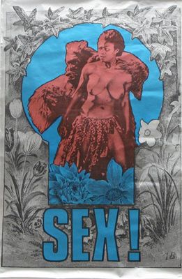 Appraisal: Sex ' a 's poster by Martin Sharp and three