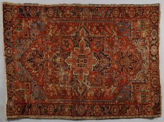 Appraisal: Heriz Persian Carpet Persian Heriz carpet ' L x '