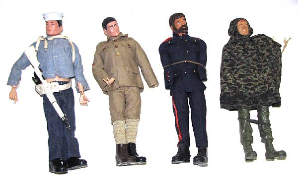 Appraisal: Character GI Joe's Others Lot features a grouping of early