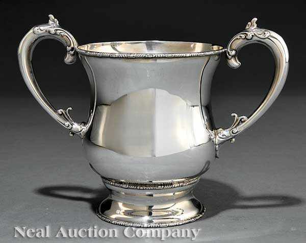 Appraisal: An American Sterling Silver Loving Cup Frank Smith Co Gardner