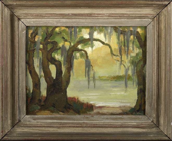 Appraisal: Marie Atkinson Hull American Mississippi - Moss Hung Oaks Biloxi