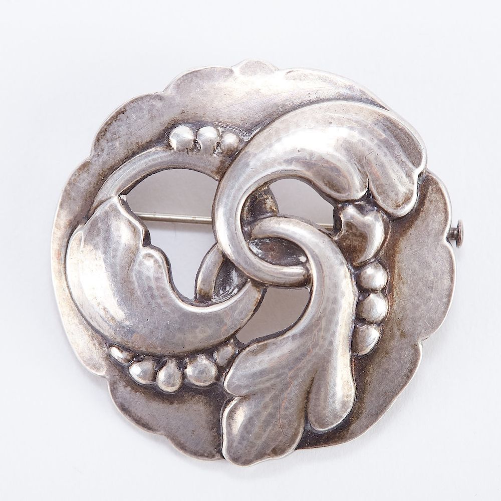 Appraisal: Georg Jensen Silver Brooch Georg Jensen Denmark Sterling silver brooch