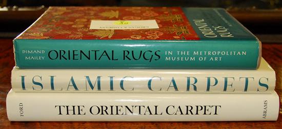 Appraisal: THREE BOOKS ON ORIENTAL CARPETS including The Oriental Carpet P