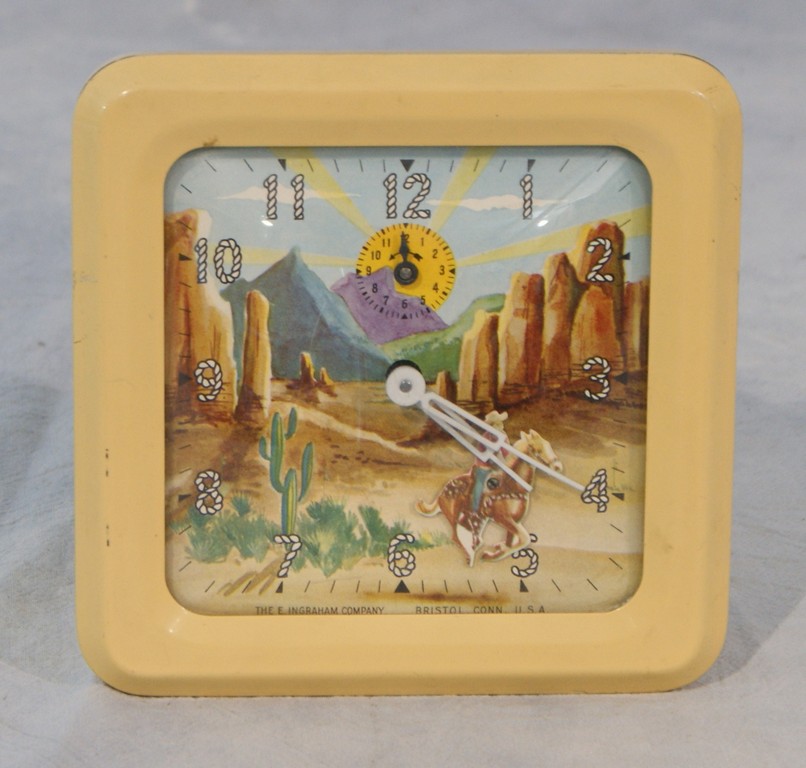 Appraisal: Roy Rogers alarm clock by the E Ingraham Company Bristol