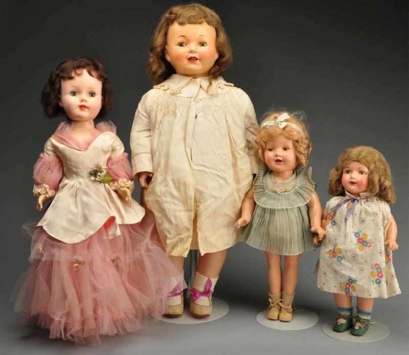 Appraisal: Lot of American Dolls Description Includes an Effanbee shoulder head