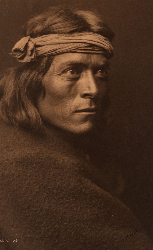 Appraisal: Edward Curtis A Zuni Governor Edward S Curtis - A