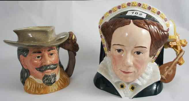 Appraisal: Royal Doulton Large Character Jugs Queen Mary I D Character