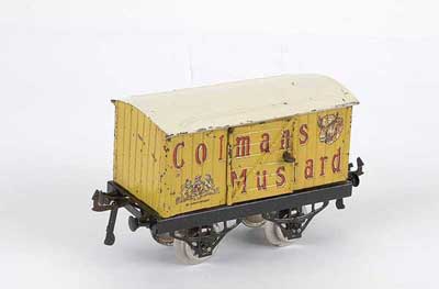 Appraisal: Hornby O Gauge Colman's Mustard Private Owner Van some retouching