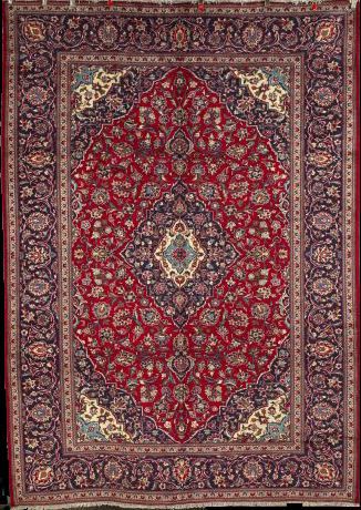 Appraisal: Persian Kashan Carpet ' x '