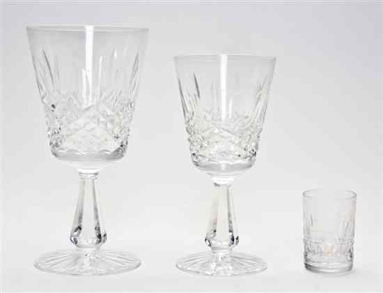 Appraisal: A Waterford Stemware Set comprising wines and waters together with