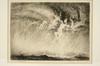 Appraisal: ETCHINGS - Five framed and matted dry point etchings by