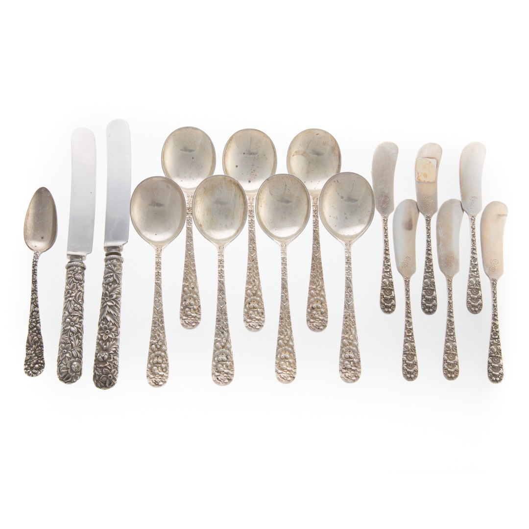 Appraisal: Stieff Kirk assorted sterling flatware pieces comprising Stieff Rose soup