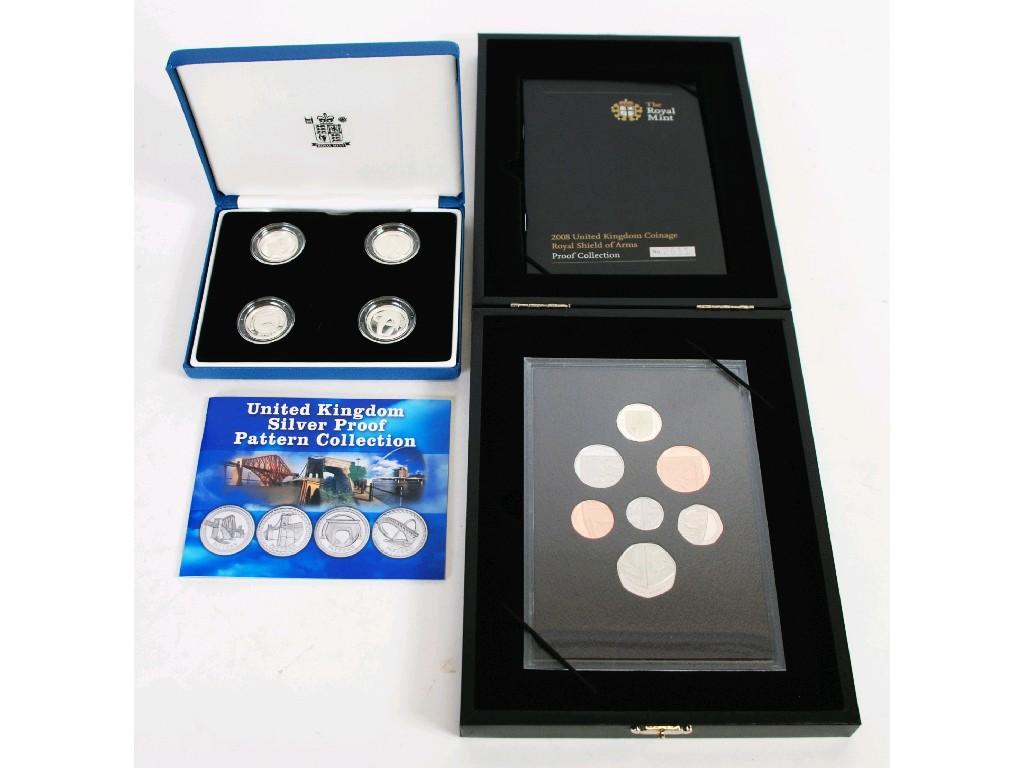 Appraisal: ROYAL MINT SILVER PROOF PATTERN COLLECTION depicting reverse designs on