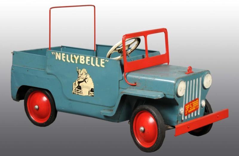 Appraisal: Pressed Steel Roy Rogers Nellybelle Pedal Car Description Circa All