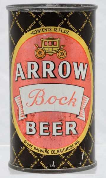 Appraisal: Arrow Bock Beer Flat Top Beer Can - Red is