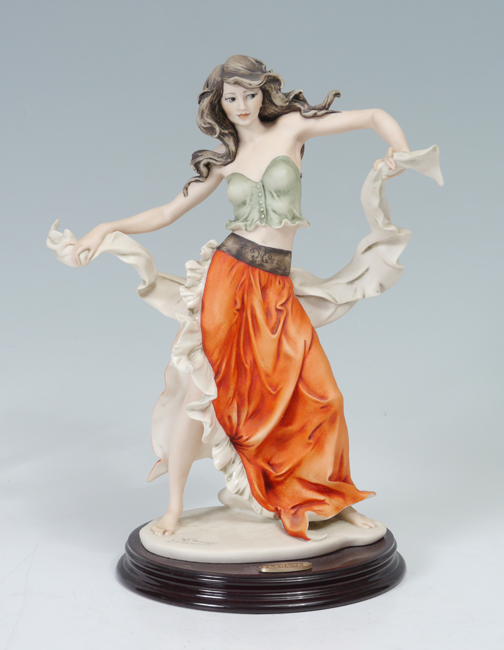 Appraisal: GIUSEPPE ARMANI FLORENCE SCULTURE d'ARTE FIGURINE ''ESMERALDA'' C approx ''h