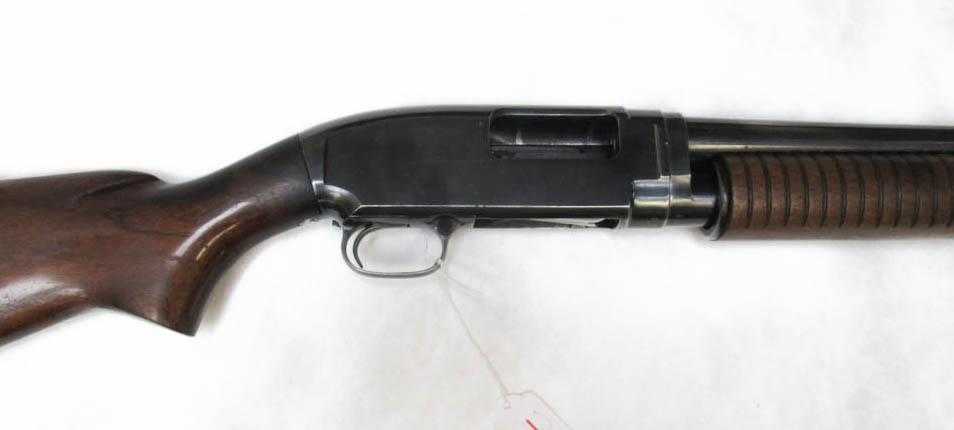 Appraisal: WINCHESTER MODEL SLIDE ACTION SHOTGUN gauge full choke barrel blued