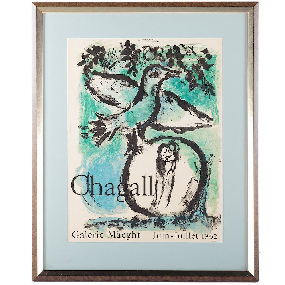 Appraisal: Marc Chagall The Green Bird L'Oiseau Vert Russian French -