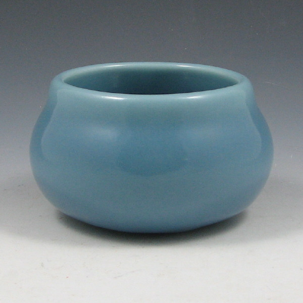 Appraisal: Rookwood light blue high glaze bowl from Marked with Rookwood