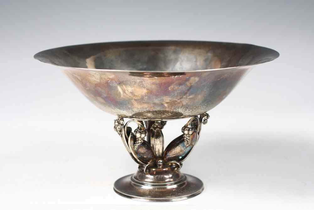 Appraisal: GEORG JENSEN STERLING COMPOTE - Sterling Silver Compote by Georg