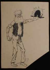 Appraisal: Norman Lindsay - The General circa ink signed 'N L'