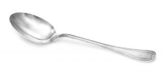 Appraisal: A French Silver Serving Spoon Christofle Paris Malmaison pattern marked