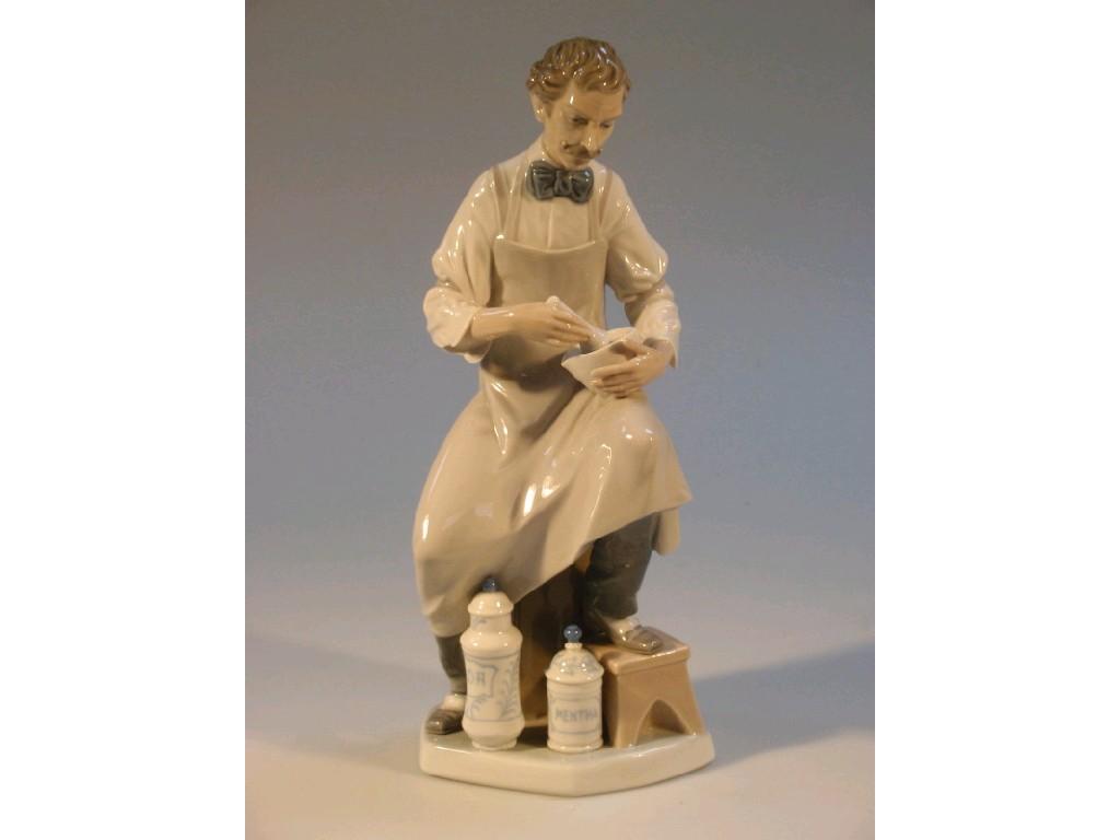 Appraisal: A Lladro figure of a apothecary cm high