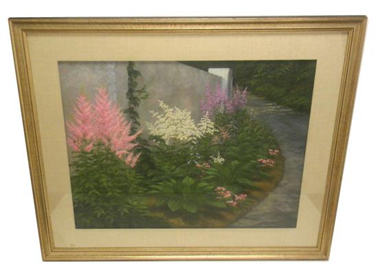 Appraisal: Gayle Nelson American th C In the Garden oil on