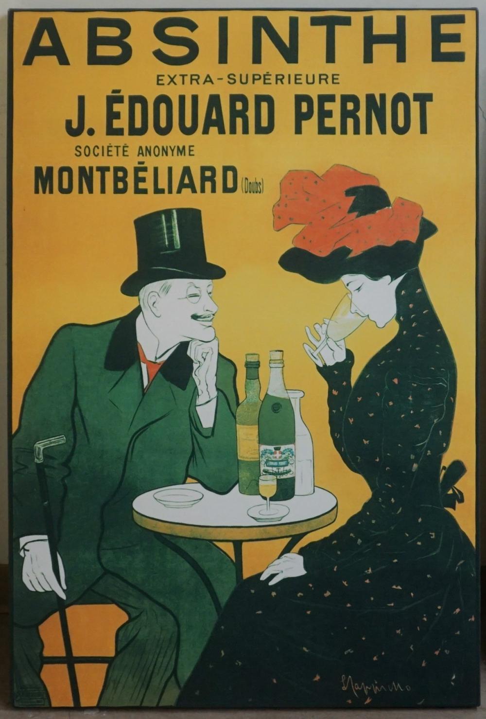 Appraisal: AFTER LEONETTO CAPPIELLO ITALIAN - ABSINTHE J EDOUARD PERNOT REPRODUCTION