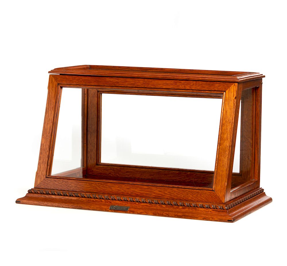 Appraisal: Winchester Display Case Wood and glass display case in the