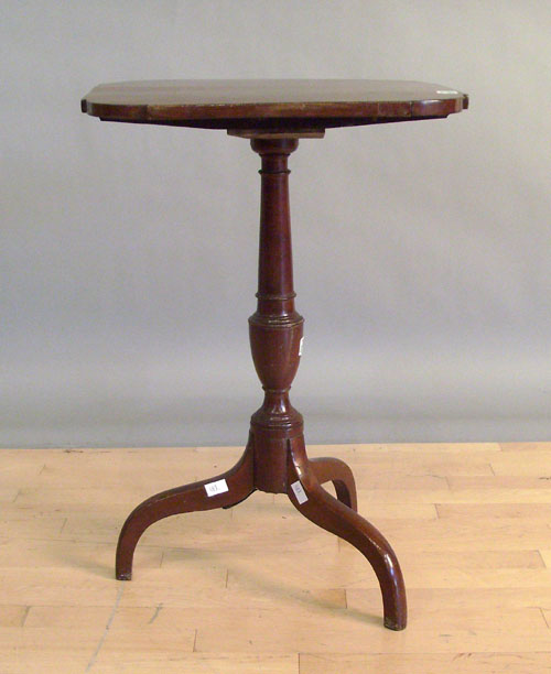 Appraisal: Federal mahogany candlestand early th c h w