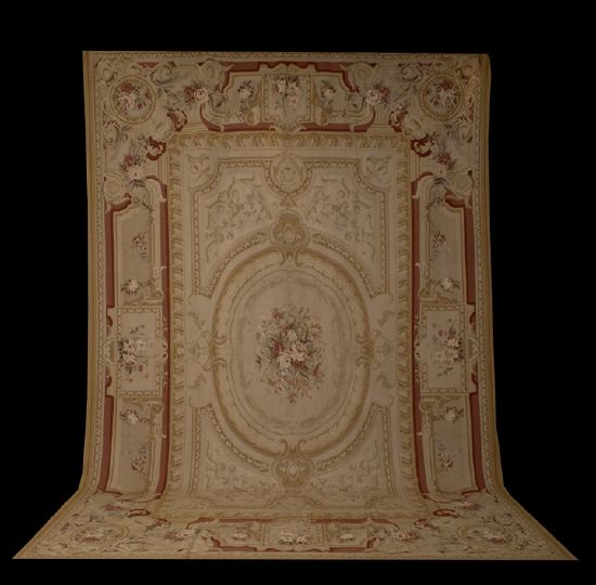 Appraisal: Empire-Style Aubusson Carpet ' x '