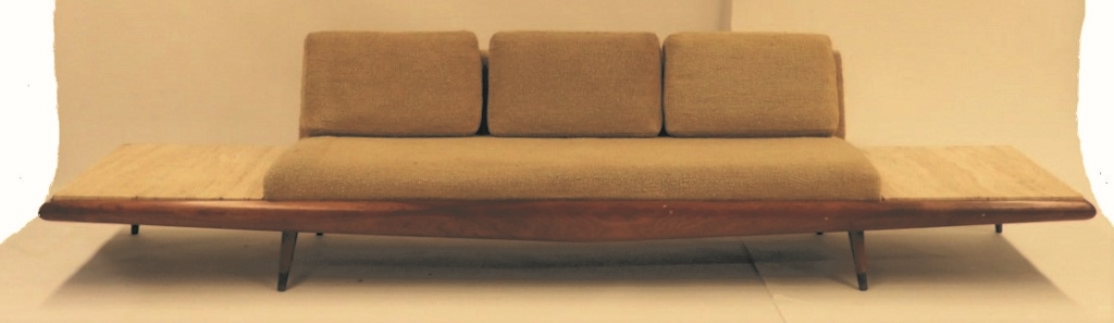 Appraisal: MCM ADRIAN PEARSALL FOR CRAFT ASSOCIATES SOFA New York Pennsylvania